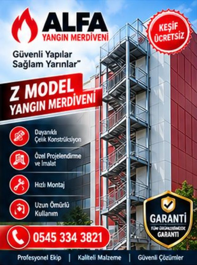 Pendik Makaralı Yangın Merdiveni